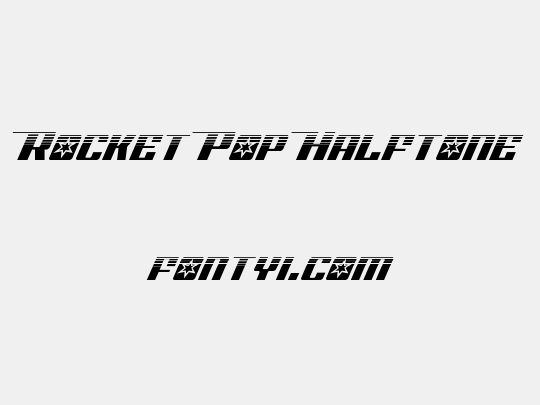 Rocket Pop Halftone