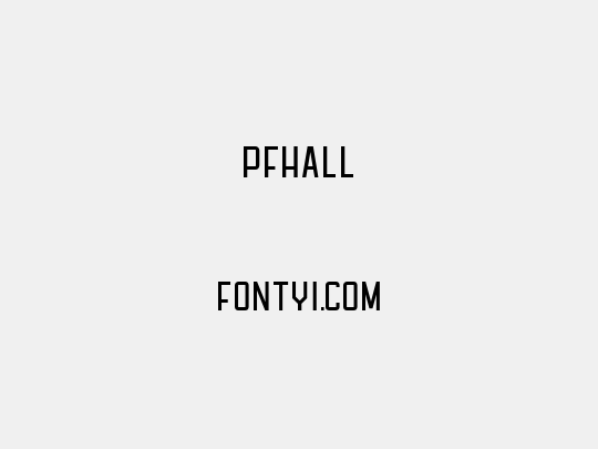 PFHALL