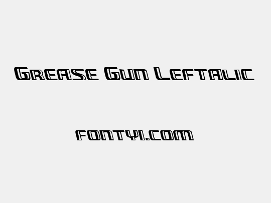 Grease Gun Leftalic