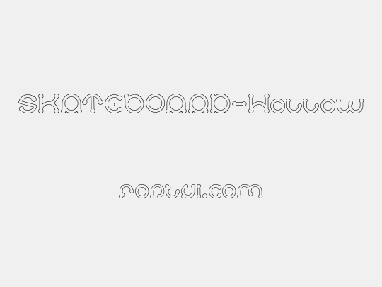 SKATEBOARD-Hollow
