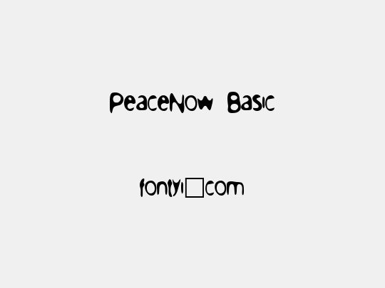 PeaceNow Basic