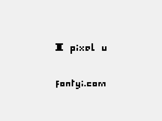 I pixel u