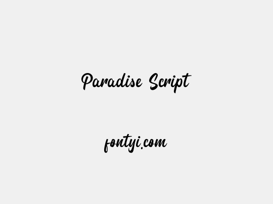 Paradise Script