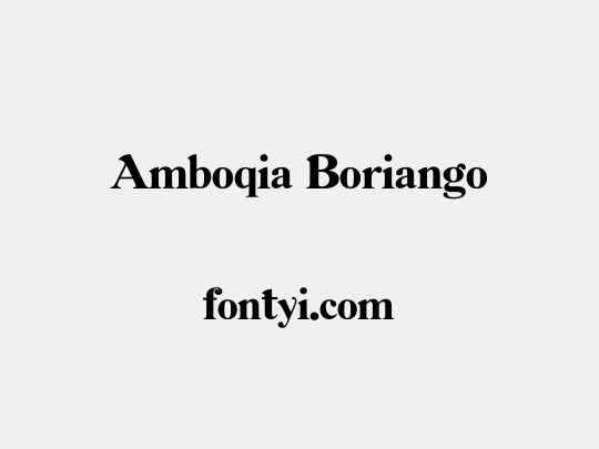 Amboqia Boriango