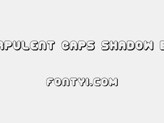 Corpulent Caps Shadow BRK