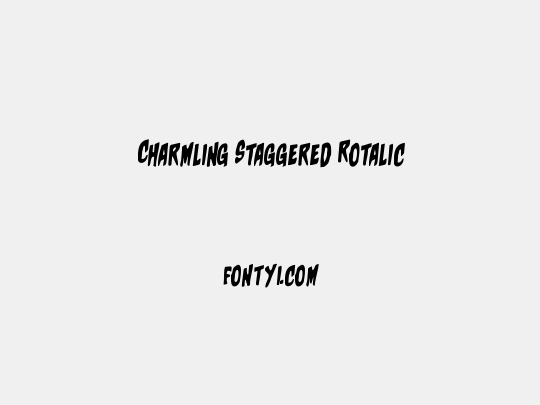 Charmling Staggered Rotalic