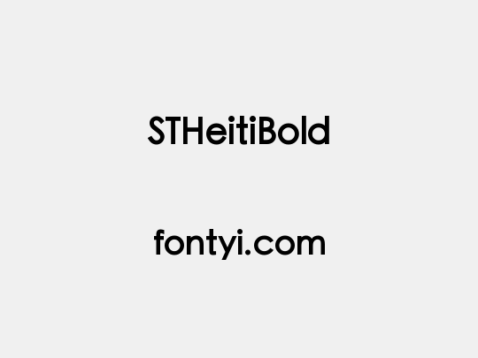 STHeitiBold