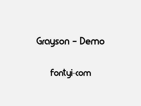 Grayson - Demo