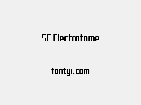 SF Electrotome