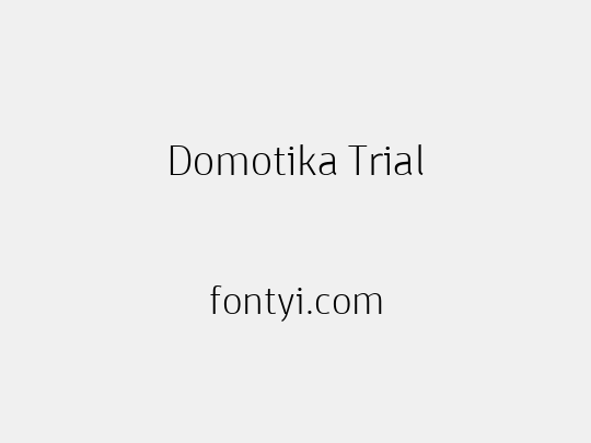 Domotika Trial