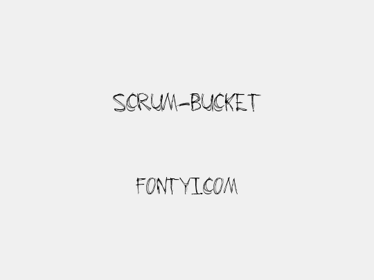 Scrum-Bucket