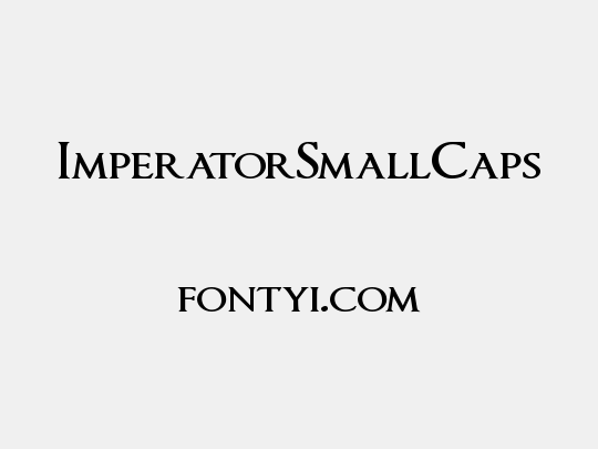 ImperatorSmallCaps