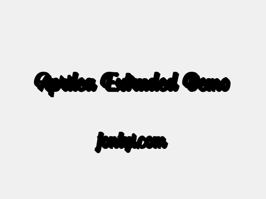 Aprilea Extruded Demo