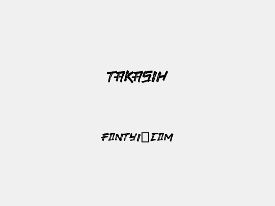 TAKASIH