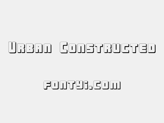 Urban Constructed