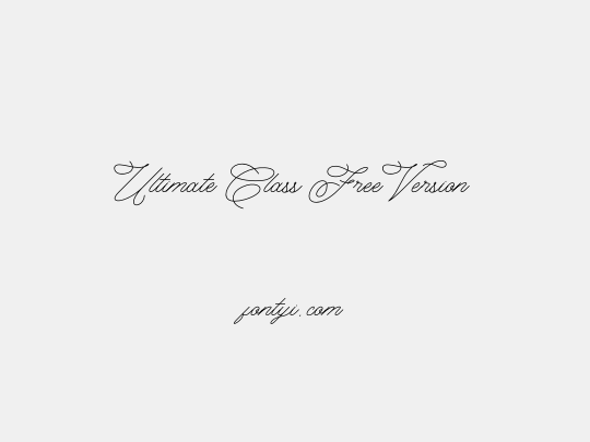 Ultimate Class Free Version