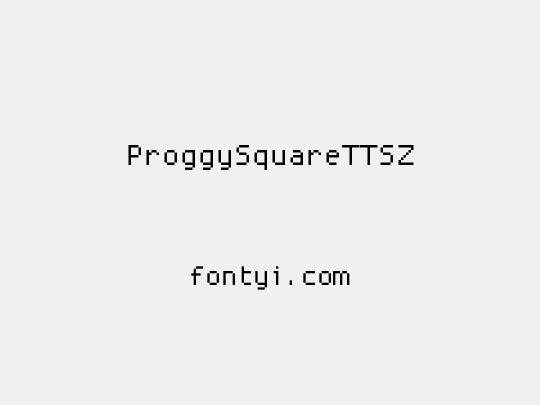 ProggySquareTTSZ