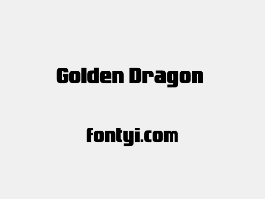 Golden Dragon 
