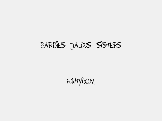 Barbies Jalous Sisters