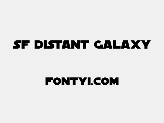 SF Distant Galaxy