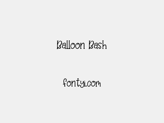 Balloon Bash