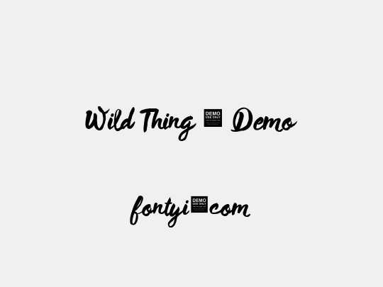 Wild Thing - Demo