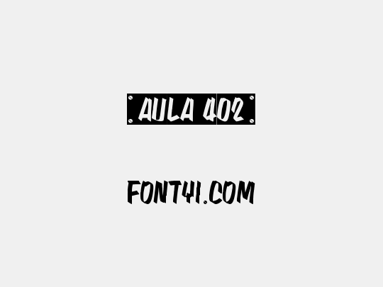 [AULA 402]