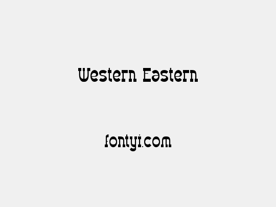 Western Eastern