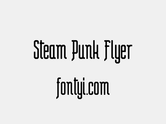 Steam Punk Flyer