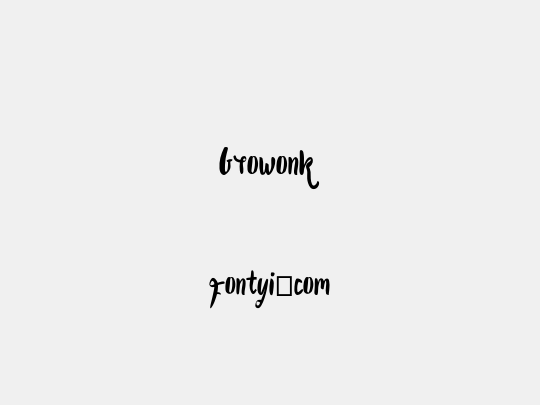 Growonk