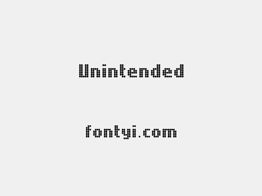 Unintended