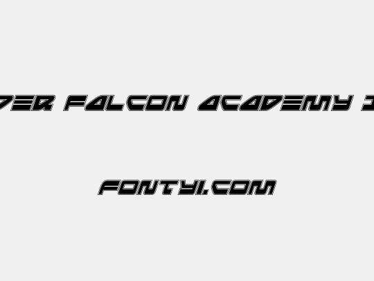 Searider Falcon Academy Italic