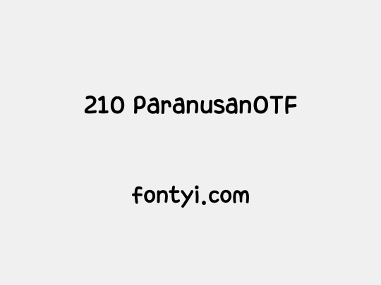 210 ParanusanOTF