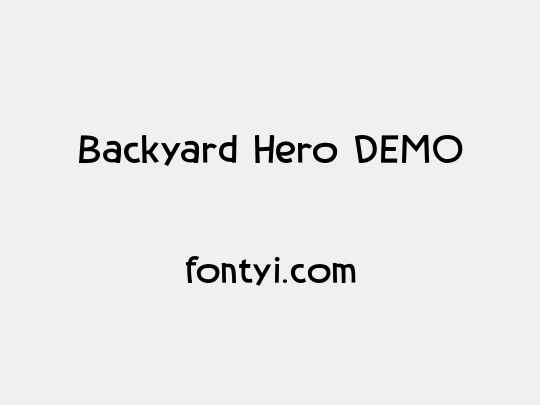 Backyard Hero DEMO