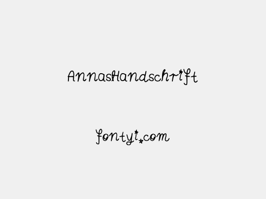 AnnasHandschrift