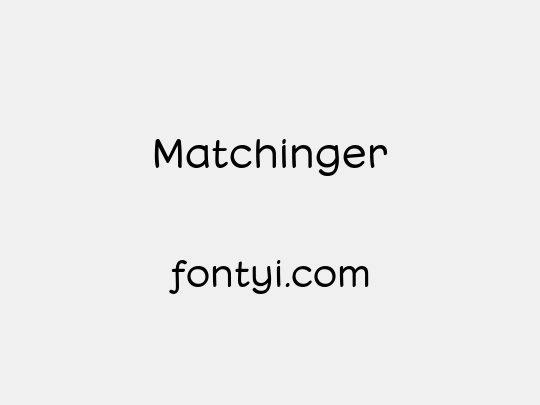 Matchinger
