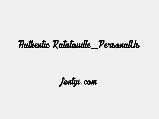 Authentic Ratatouille_PersonalUseOnly