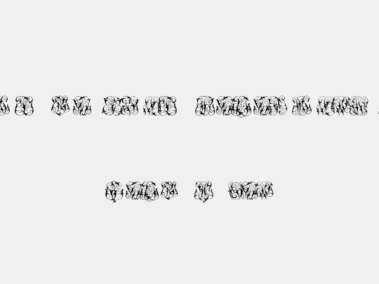 Hard to Read Monograms Two