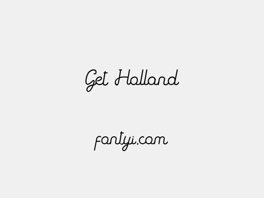 Get Holland