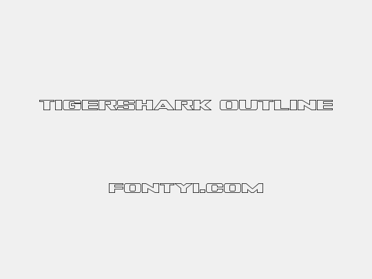 Tigershark Outline