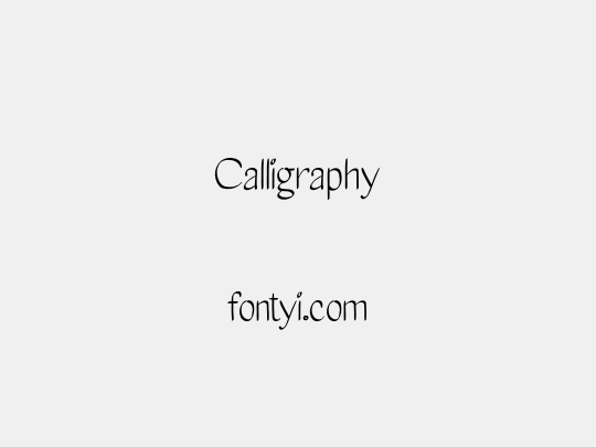 Calligraphy
