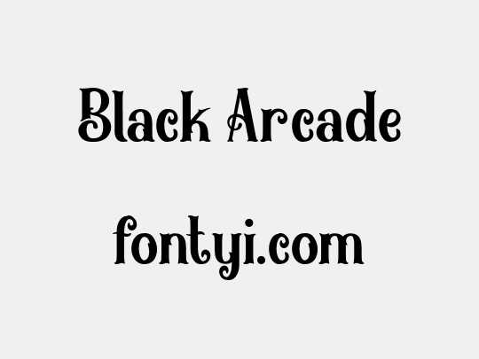 Black Arcade