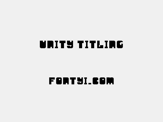 Unity Titling