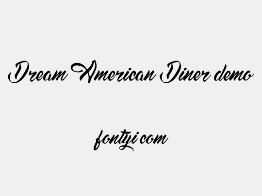 Dream American Diner demo