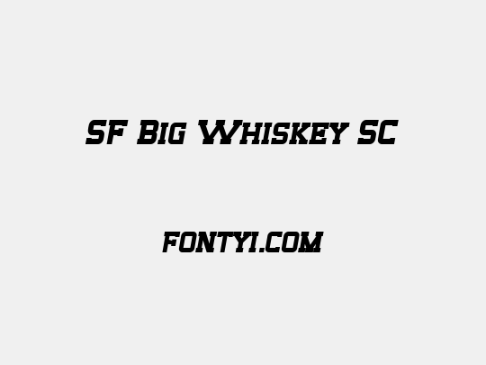 SF Big Whiskey SC