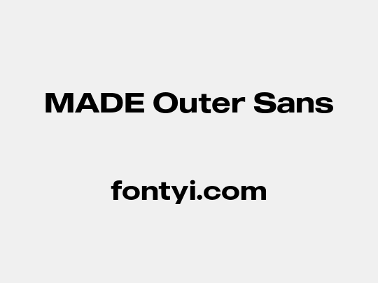 MADE Outer Sans