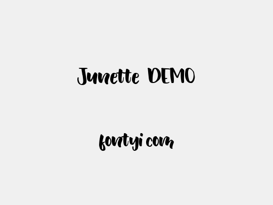 Junette DEMO