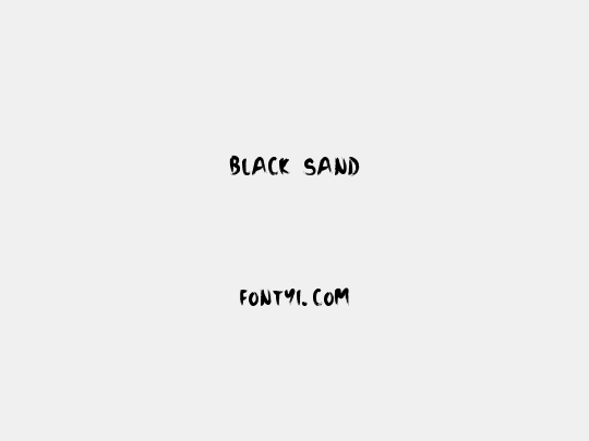 Black Sand
