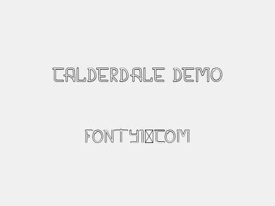 CALDERDALE DEMO