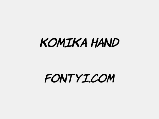 Komika Hand